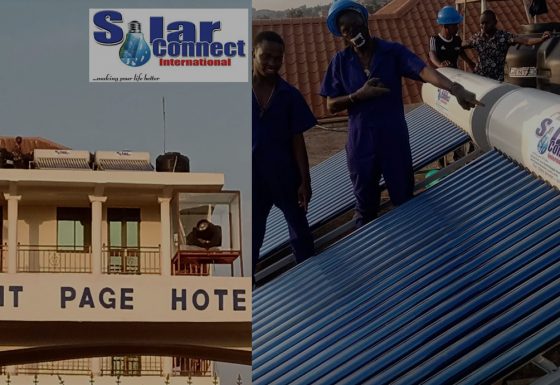 Solar Connect International Uganda 12 Solar System for front page hotel